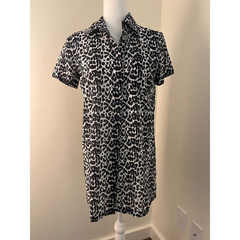 Solid & Striped Cabana Animal Print Dress‎ Cover Up